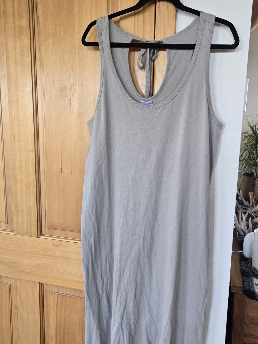 Wilt Sleeveless Midi Dress in Light Taupe